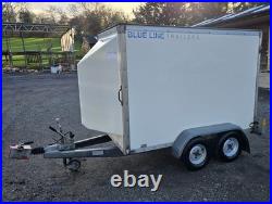 Blue line box trailer is for sale