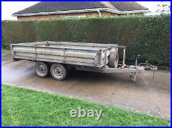 Blue line trailer Flatbed With Sides+ramp 10ft X6ft