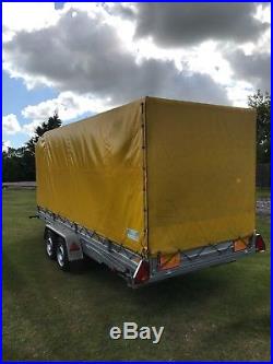 Box Car transporter multifunctional coverd removals twin double axle trailer