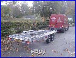 Box Car transporter multifunctional coverd removals twin double axle trailer
