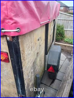 Box Trailer 5x3x4 Cover Spear Wheel Lights Inside