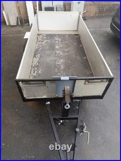 Box Trailer. 8 Foot X 4 Foot. 8x4 Trailer With Cargo Net And Winch