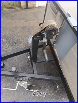 Box Trailer. 8 Foot X 4 Foot. 8x4 Trailer With Cargo Net And Winch