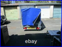 Box Trailer 9x4 With Canvas Cover 750kg Single Axle
