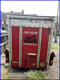 Box Trailer Tow a Van Twin Axle Motorcycle Motorbike Carrier