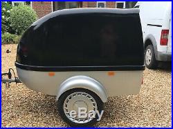 Box Trailer With Hydraulic Lifting Lid Compact Smart Car Very Light Easily towed
