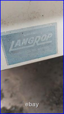 Box Trailer langrop 6tf x 6.6ft x 11ft box size Galvanised Steel Frame