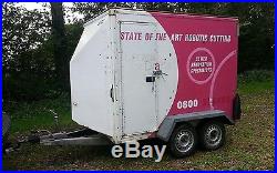 Box Trailer twin axle box trailer. Tow a van. 5ft x 8ft