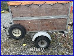 Box car trailer with cover Box car trailer with cover