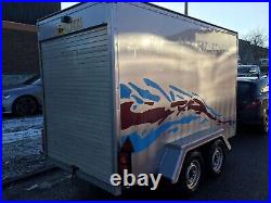 Box trailer 10ft x5ft, roller shutter door