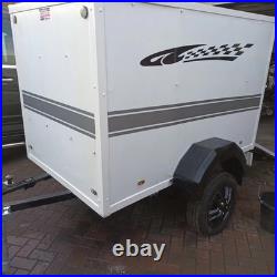 Box trailer 6 x 4 trailer 750 KG folding rear door ideal Bikes motorcross etc