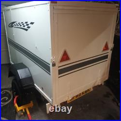 Box trailer 6 x 4 trailer 750 KG folding rear door ideal Bikes motorcross etc