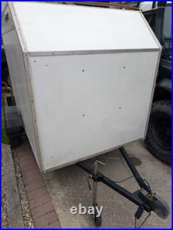 Box trailer 6x4 with roller shutter door. New hubs wheels tyres lights