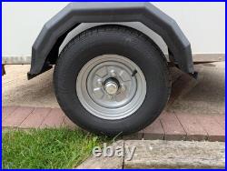 Box trailer 6x4 with roller shutter door. New hubs wheels tyres lights