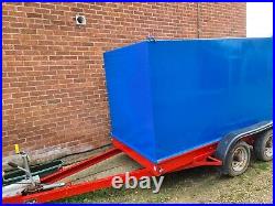 Box trailer 8ft x 4.5ft. Good condition. Little use