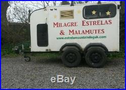 Box trailer Dog livestock secure tool camping car boot market trailer Twin axle