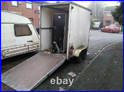 Box trailer double axle large