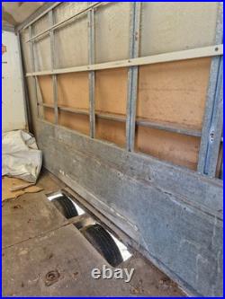 Box trailer, twin galvanised axle, 3 section rear door L330cm X W220cm H 195 cm Box trailer, twin galvanised axle, 3 section rear door L330cm X W220cm H 195 cm