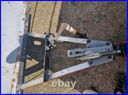 Box trailer, twin galvanised axle, 3 section rear door L330cm X W220cm H 195 cm Box trailer, twin galvanised axle, 3 section rear door L330cm X W220cm H 195 cm