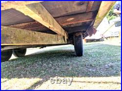 Box trailer, twin galvanised axle, 3 section rear door L330cm X W220cm H 195 cm Box trailer, twin galvanised axle, 3 section rear door L330cm X W220cm H 195 cm