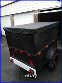 Box trailer with cover