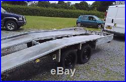 Bradley of West Yorkshire Car Transporter Trailer 3.9 Metre Bed. 2.6 Ton Gross