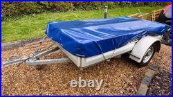 Bramber Trailer, 8' x 4' Steel trailer, with heavy duty PVC cover