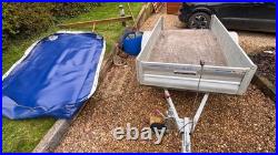 Bramber Trailer, 8' x 4' Steel trailer, with heavy duty PVC cover