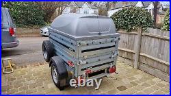 Brenderup 1150S Camping Trailer with Side extensions, Hardtop, Jockey Wheel
