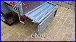 Brenderup 1150S Camping Trailer with Side extensions, Hardtop, Jockey Wheel