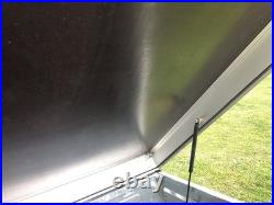 Brenderup 1150 S Camping Trailer, Locking Hydraulic Hinged Lid, Rack Bars, Cover