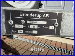 Brenderup 1150s Trailer With Locking ABS Cover, Spare Wheel And Various Locks