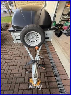 Brenderup 1150s Trailer With Locking ABS Cover, Spare Wheel And Various Locks