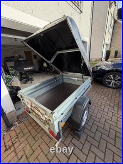 Brenderup 1150s Trailer With Locking ABS Cover, Spare Wheel And Various Locks