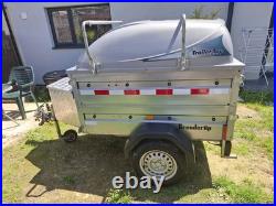 Brenderup 1150s Trailer with ABS Hard Top and Roof Rack