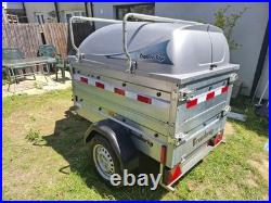 Brenderup 1150s Trailer with ABS Hard Top and Roof Rack