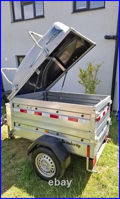 Brenderup 1150s Trailer with ABS Hard Top and Roof Rack