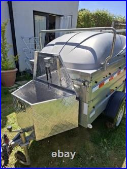 Brenderup 1150s Trailer with ABS Hard Top and Roof Rack
