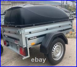 Brenderup 1150s Used with lockable ABS Lid 5ft x 3ft Camping trailer Second hand