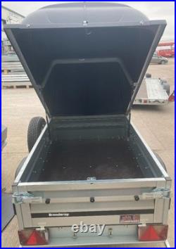 Brenderup 1150s Used with lockable ABS Lid 5ft x 3ft Camping trailer Second hand