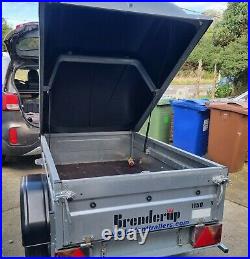 Brenderup 1150s with hard top car trailer for sale