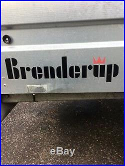 Brenderup 1205S Camping Trailer with Extra Section And Official ABS lockable lid