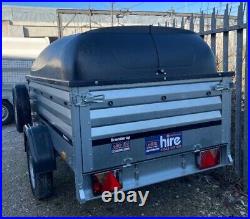 Brenderup 1205XL 2nd hand with ABS lockable lid & spare wheel 1205 camp trailer