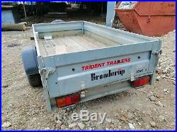 Brenderup 2260s galvanised, braked trailer, 8'6L x 4'4W