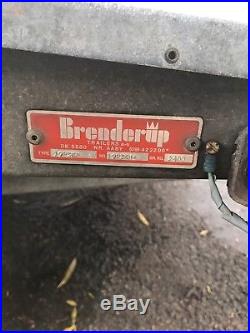 Brenderup Car Transporter Tilt Bed Recovery Trailer