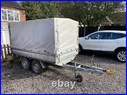Brenderup / Thule 3251 Flat Bed Trailer 2000kg, 8'2 x 4'9 with canopy