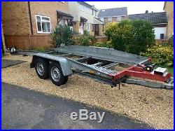 Brenderup Twin Axle Car Transporter Trailer Hydraulic Tilt with Electric Winch