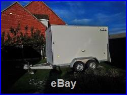 Brenderup twin axle box trailer