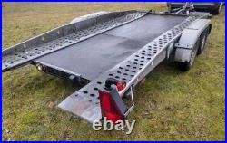 Brendrup Car Transporter Trailer TILT BED -Does Not Need Loading Ramps To Load