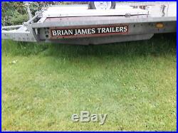 Brian JAMES Trailer car transporter TWIN wheel 3000kg alloy RAMPS CAN DELIVER